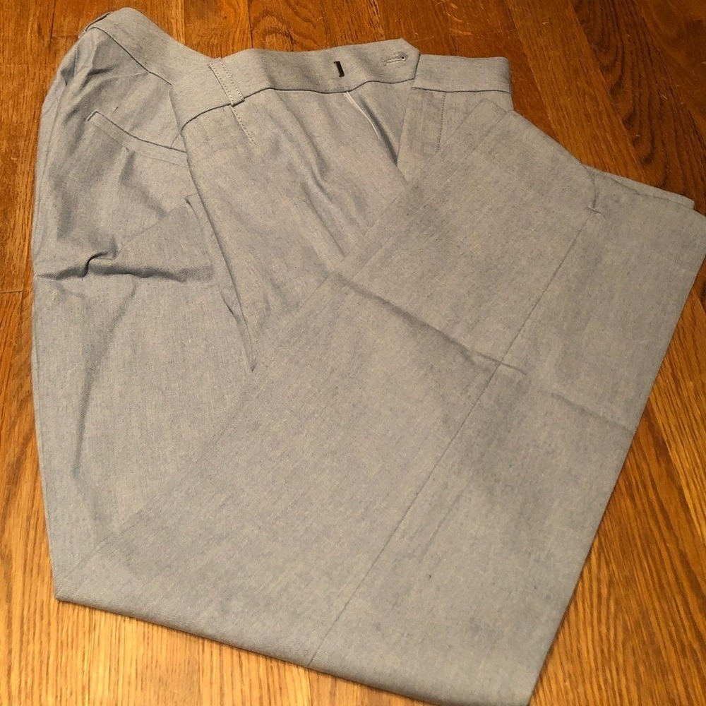 Banana Republic Sloan Fit Dress Pants Womens 12S Gray Trousers Professional Chic